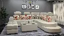 ARDAS INTERIOR CHANNEL SOFA L CORNER WITH CENTRE TABLE